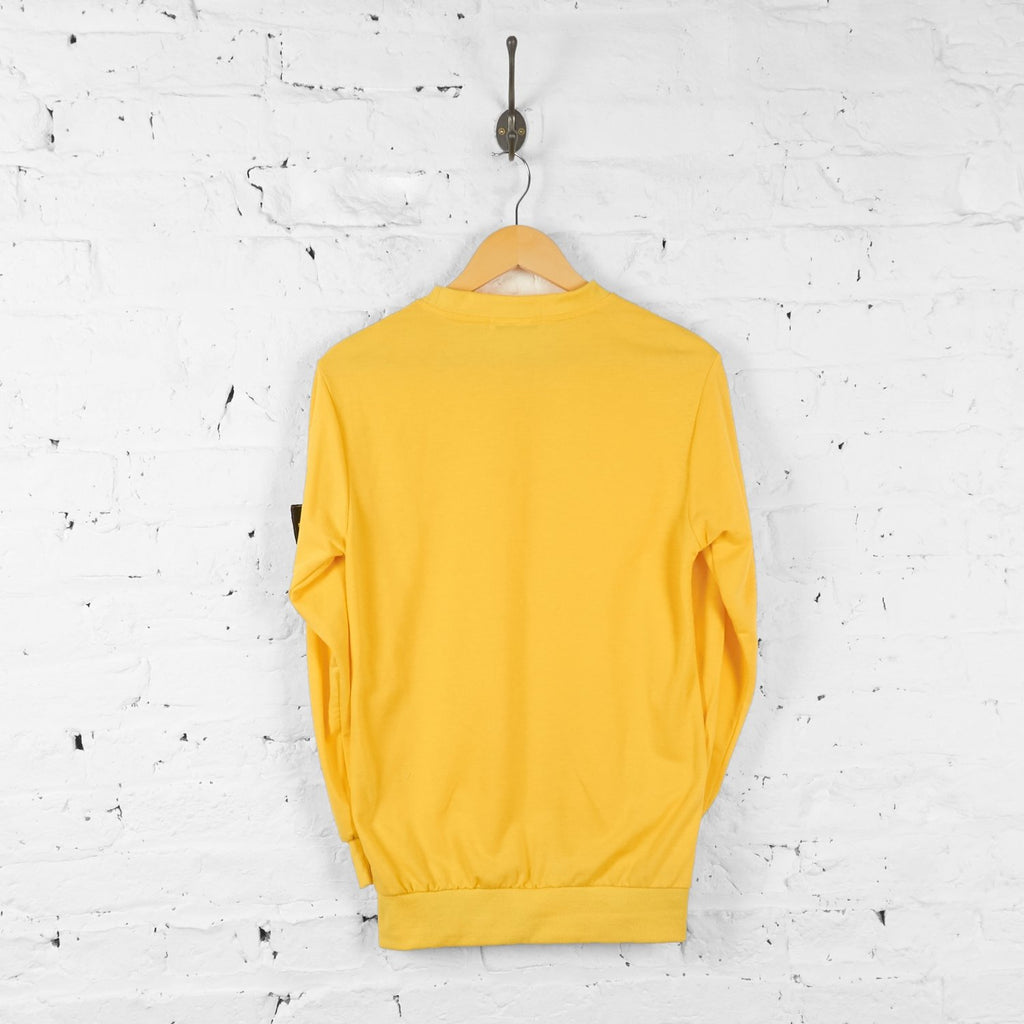 Stone Island Long Sleeve T Shirt - Yellow - M - Headlock