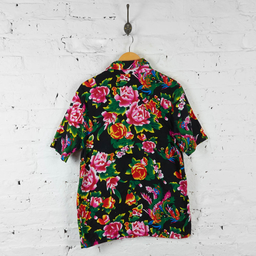 The Goonies Hawaiian Floral Shirt - Black - L - Headlock