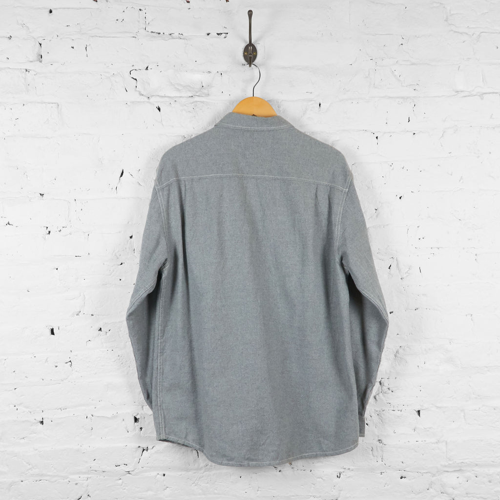 Tommy Bahama Flannel Shirt - Grey - L - Headlock
