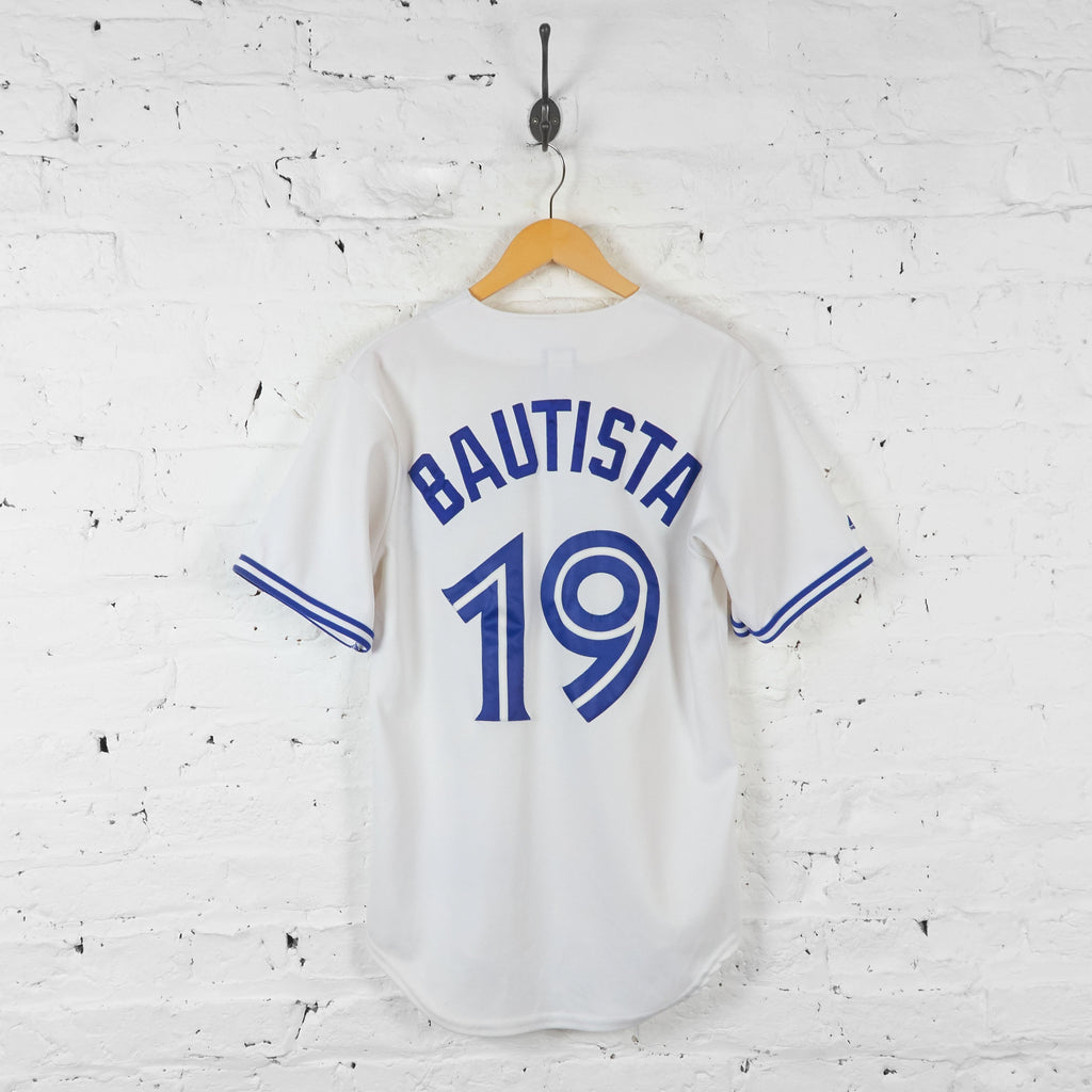 Toronto Blue Jays Bautista Baseball Jersey - White - S - Headlock