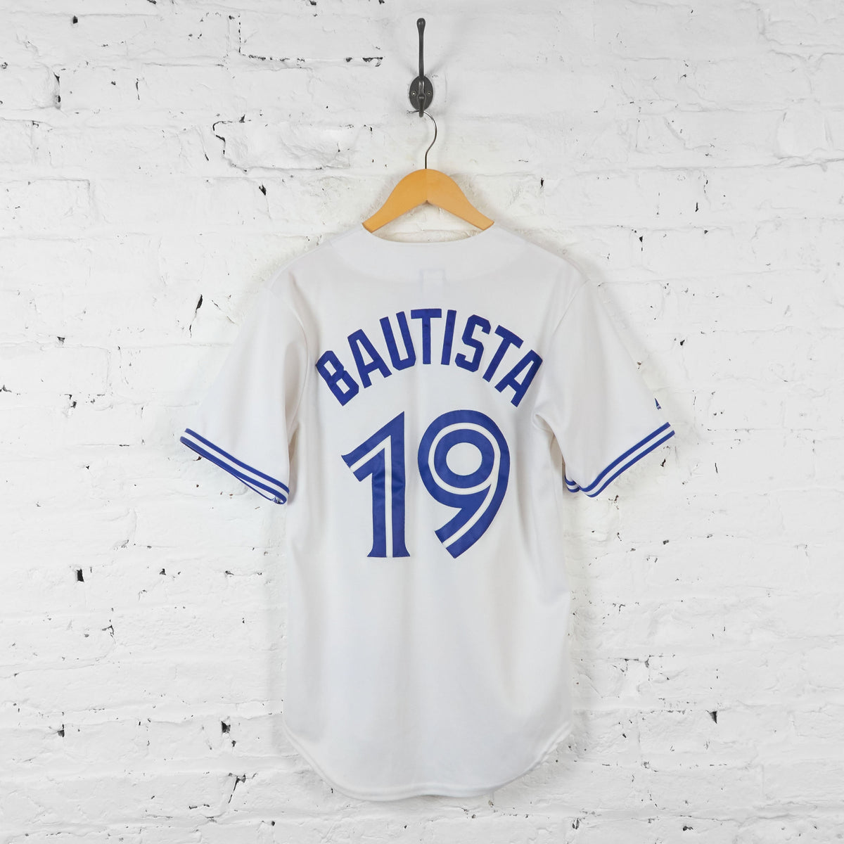 Toronto Blue Jays Bautista Baseball Jersey - White - S – Headlock