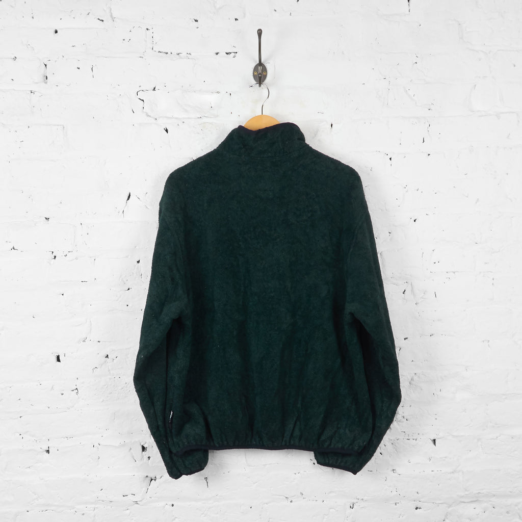 Vintage 1/4 Button Up Woolrich Fleece - Green - L - Headlock