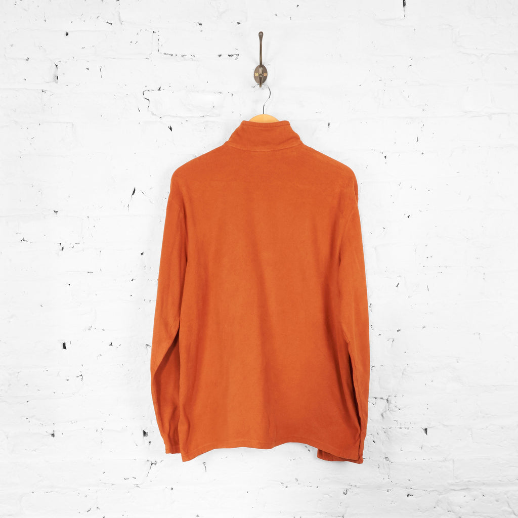 Vintage 1/4 Zip Up The North Face Fleece - Orange - M - Headlock