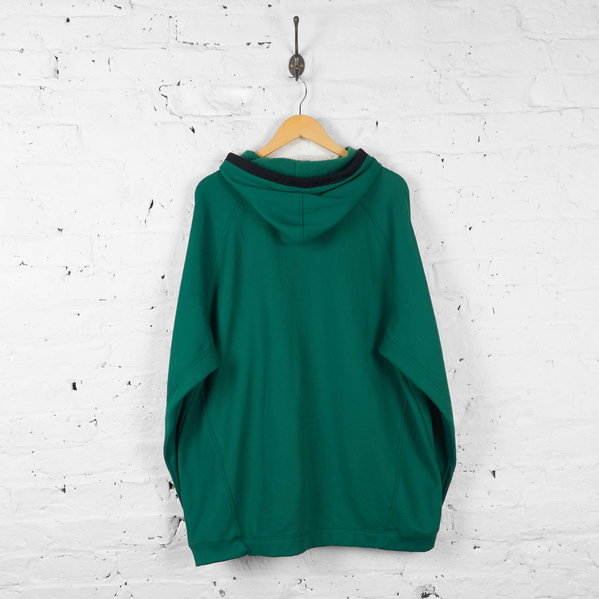 Vintage Adidas NBA Boston Celtics Hoodie - Black/Green - XXL