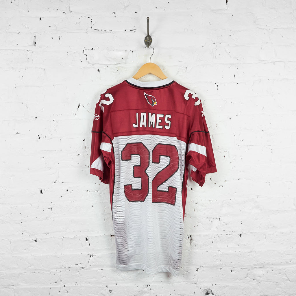 Vintage Arizona Cardinals NFL James Jersey - Red/White - M - Headlock