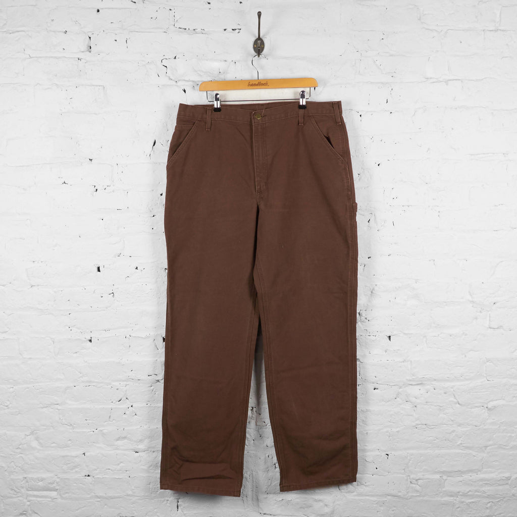 Vintage Carhartt Cargo Trousers - Brown - XXL - Headlock