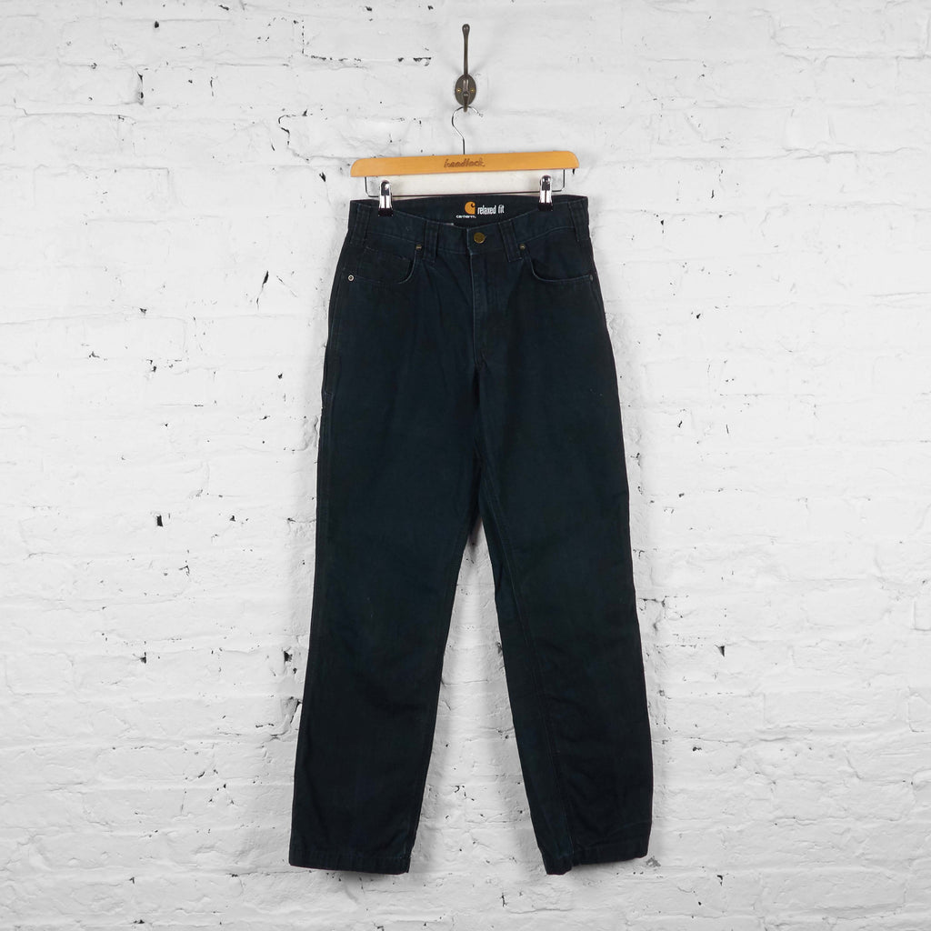 Vintage Carhartt Relaxed Fit Trousers - Black - S - Headlock