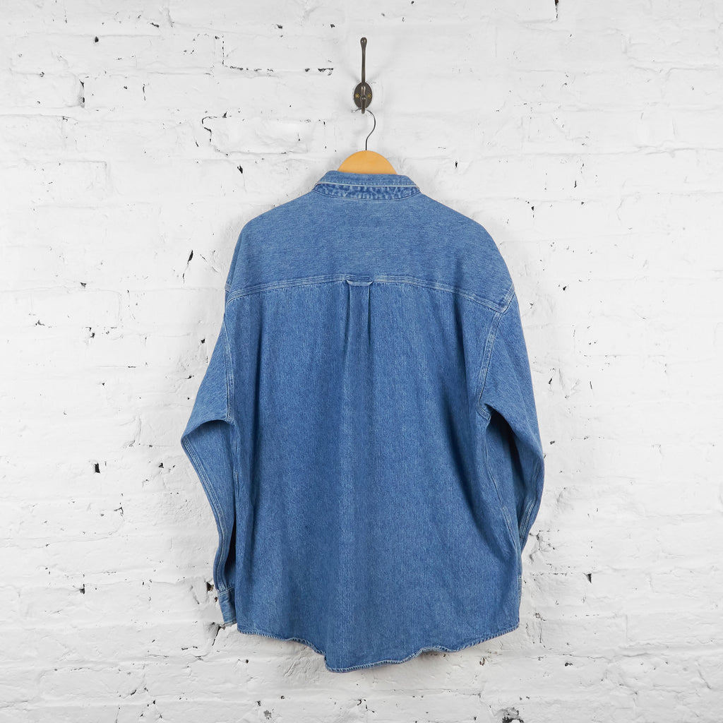Vintage Chaps Ralph Lauren Denim Shirt - Blue - XL - Headlock