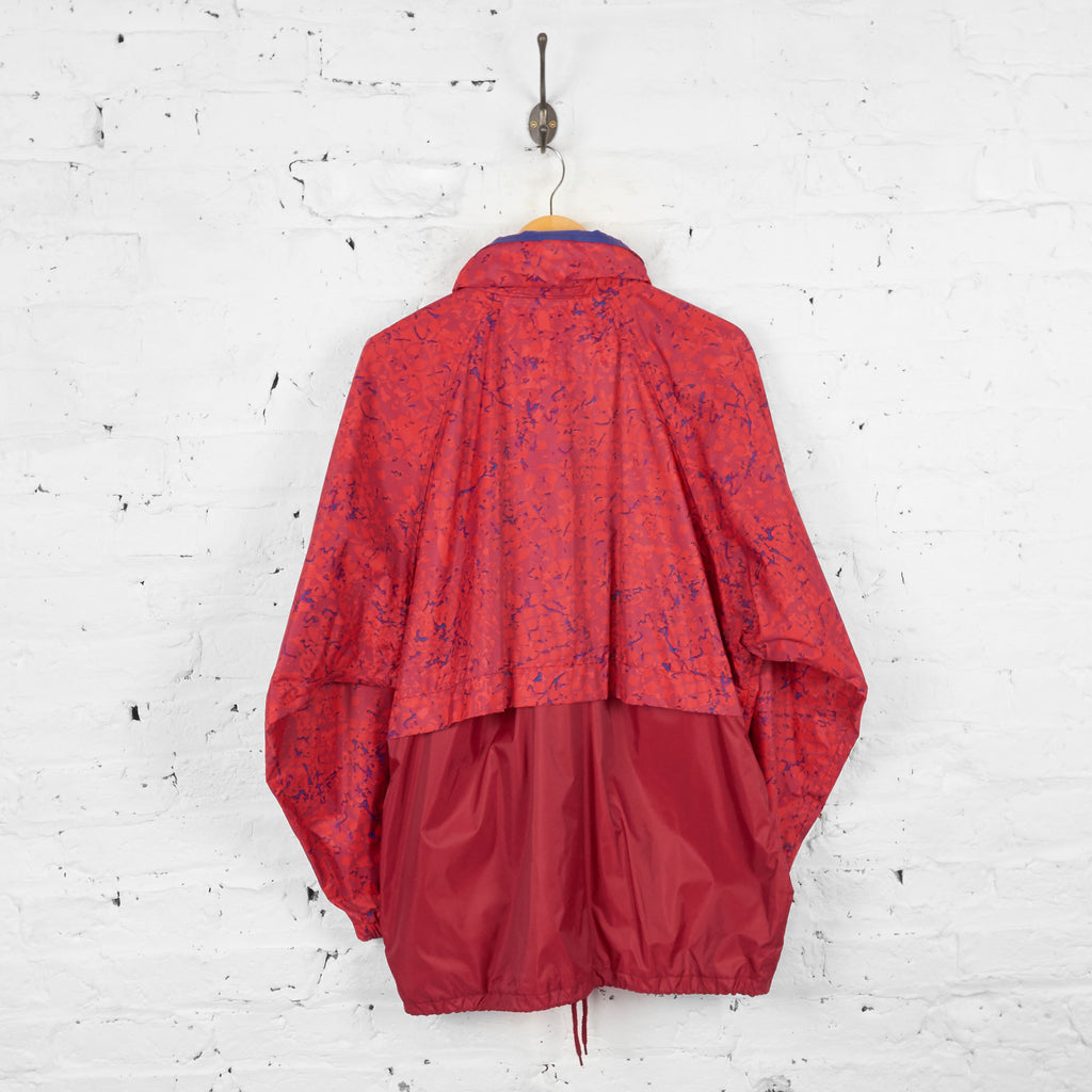 Vintage K-Way Rain Jacket Cagoule - Red - L - Headlock