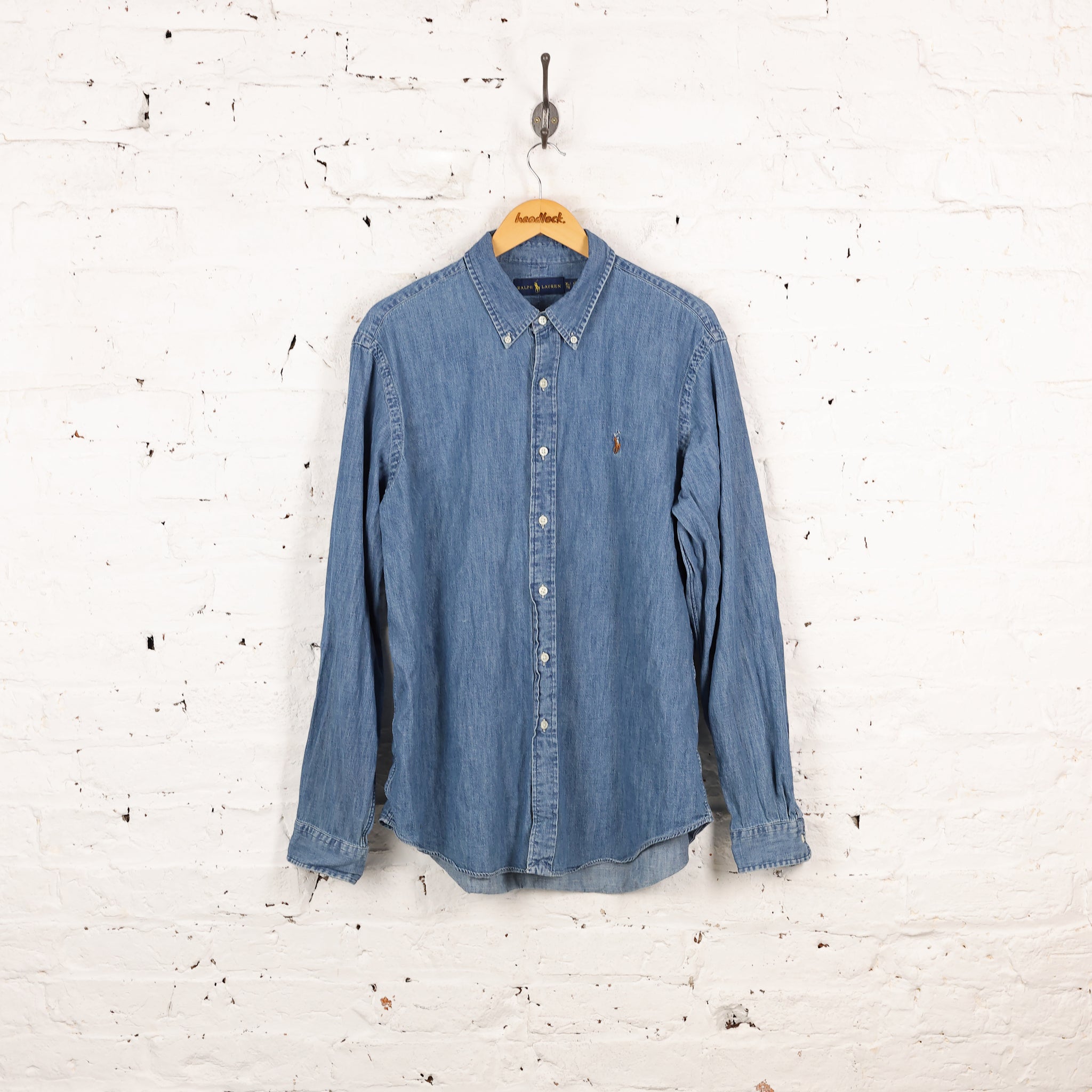 Ralph lauren denim shirt vintage store