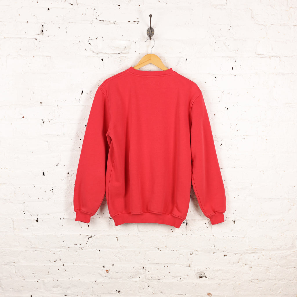 90s Fila Sweatshirt - Red - L