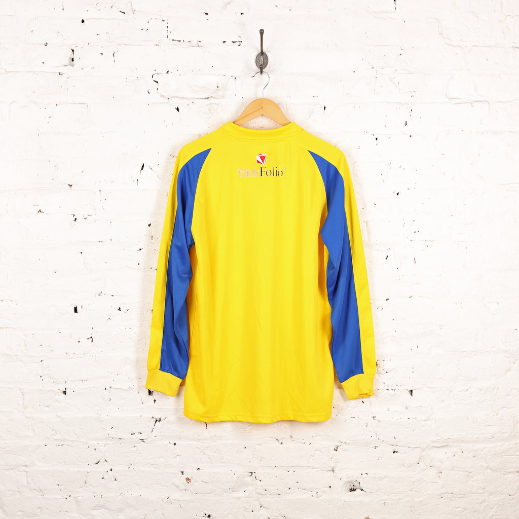 AFC Wimbledon Long Sleeve Away Football Shirt - Yellow - L