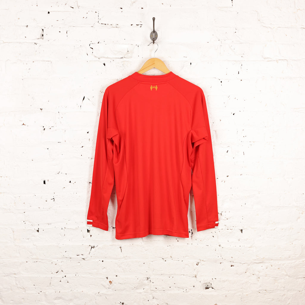 Liverpool 2013 Warrior Long Sleeve Football Shirt - Red - M