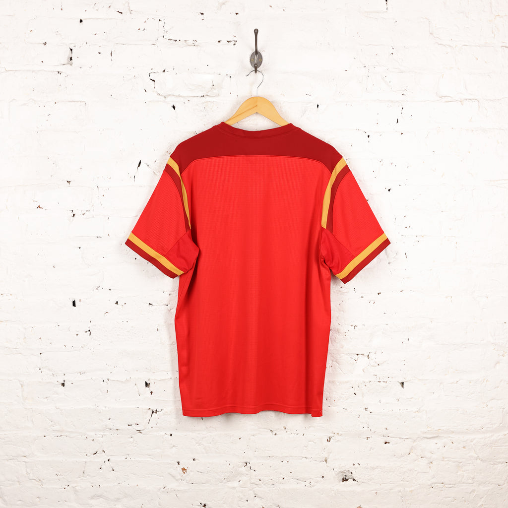 Wales 2015 Under Armour Rugby Shirt - Red - XL