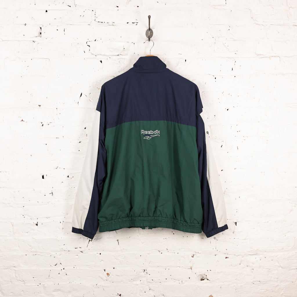 Reebok 90s Shell Tracksuit Top Jacket - Green - XL