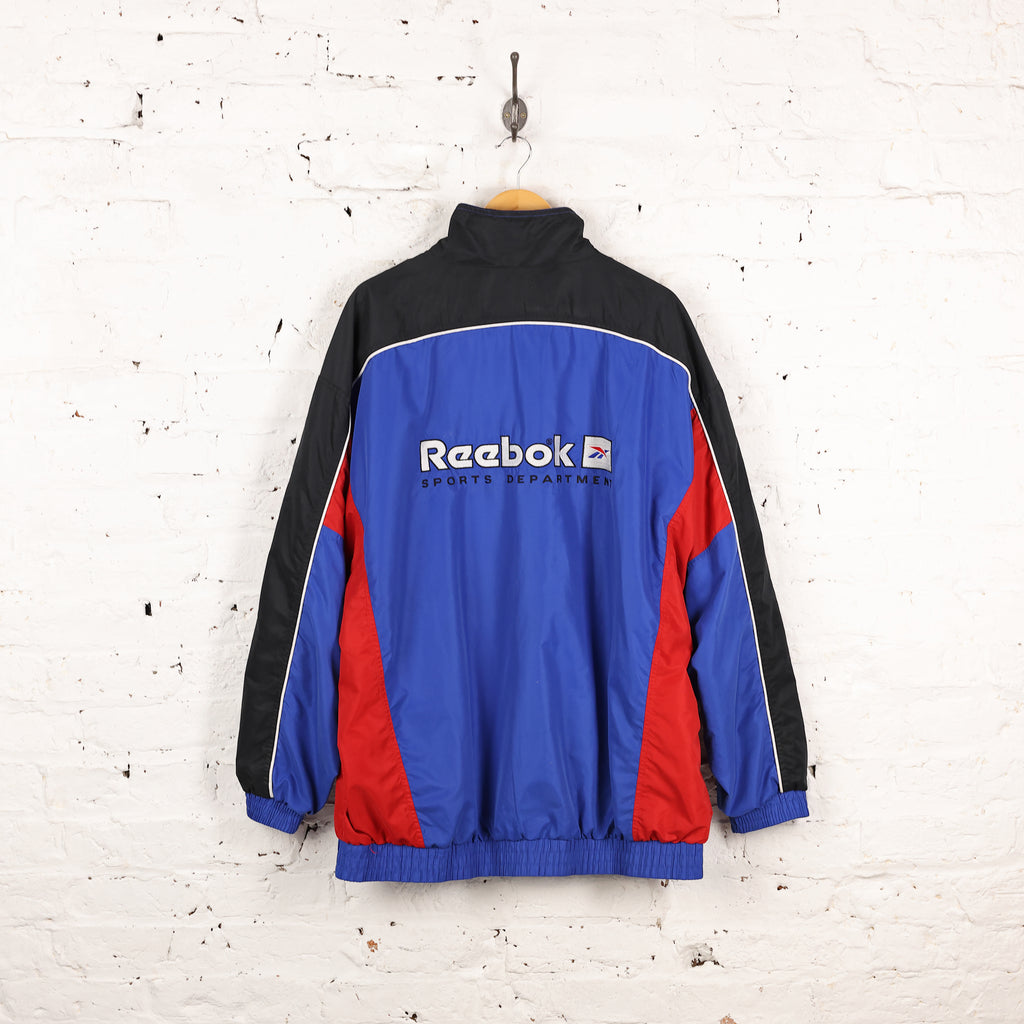 Reebok Sports Department Tracksuit Top Jacket - Blue - XXL