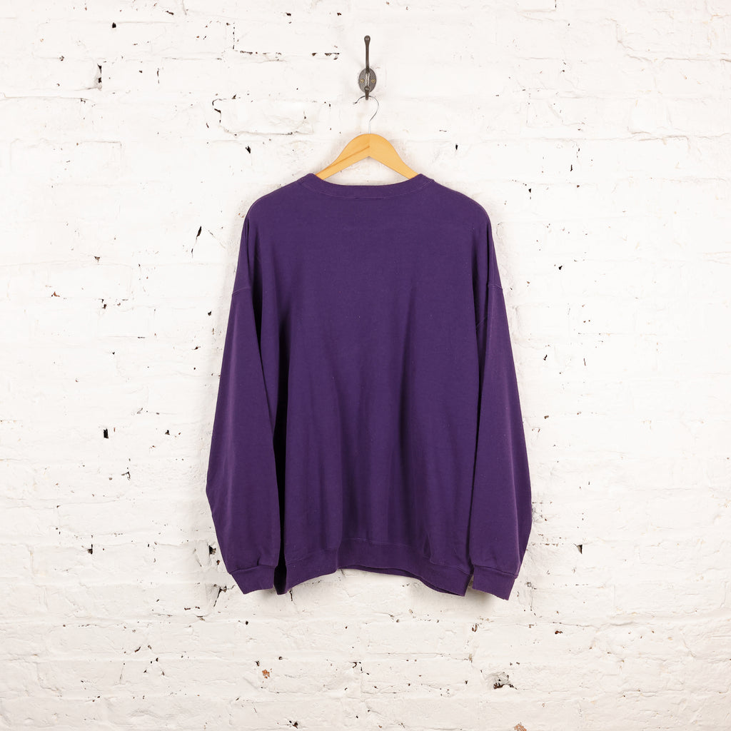 Dopey Dwarf Disney Sweatshirt - Purple - XL