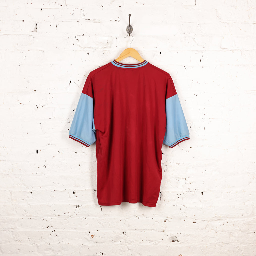 Burnley 2001 Home Football Shirt - Maroon - XL