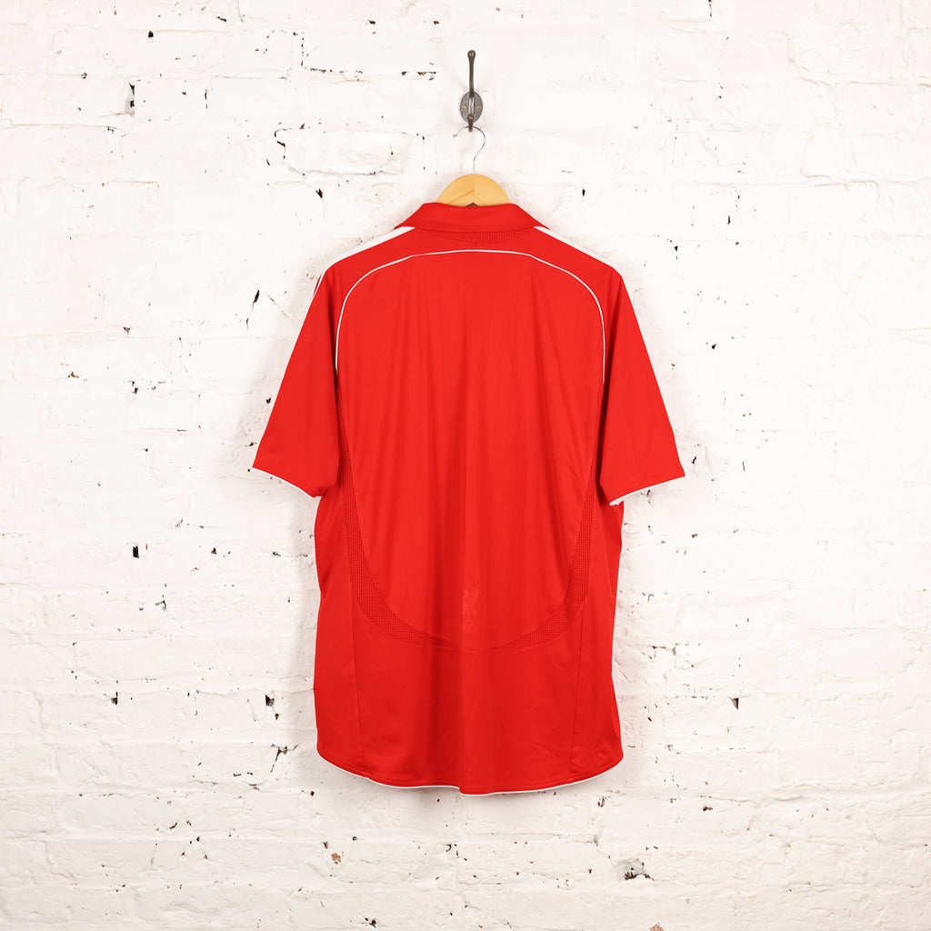 Liverpool 2007 Adidas Home Football Shirt - Red - XL