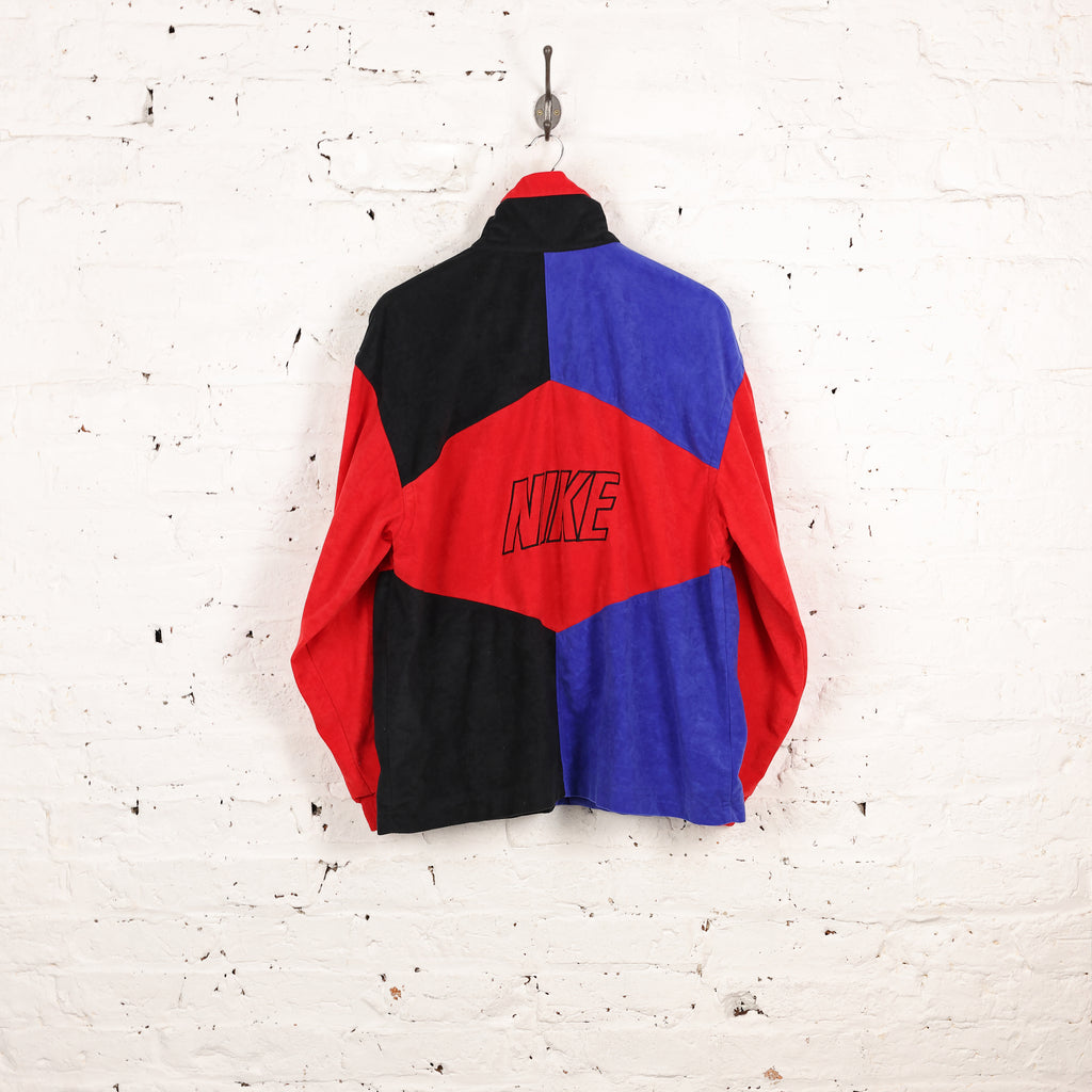 Nike 90s Velour Tracksuit Top Jacket - Black - M