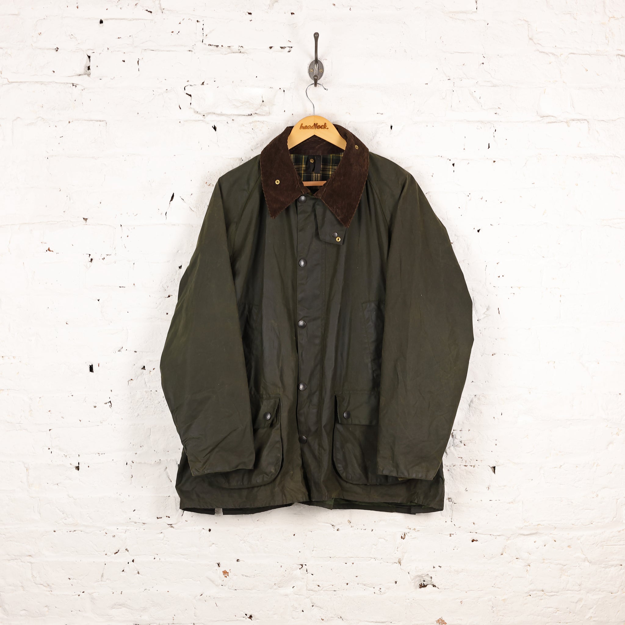 Barbour Bedale Wax Jacket - Green - XL – Headlock