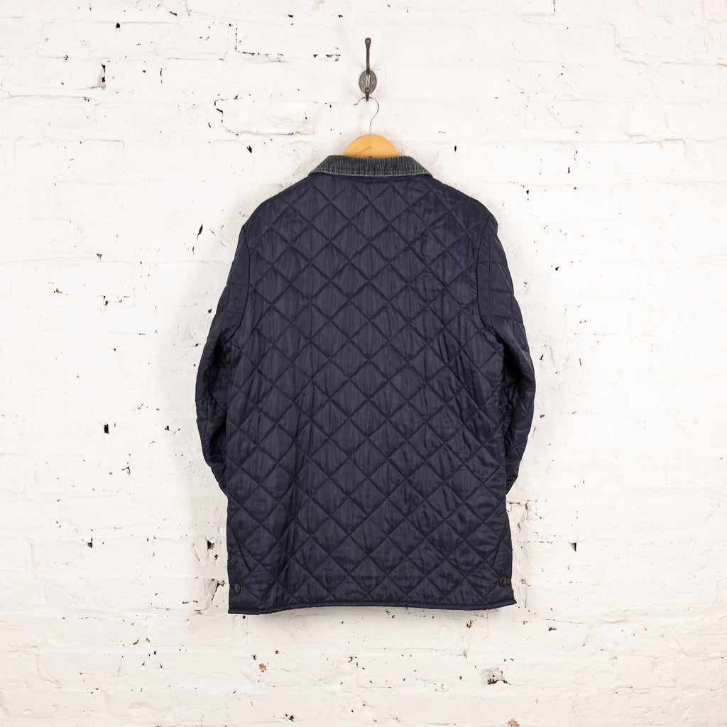 Barbour Liddesdale Quilted Jacket - Blue - M