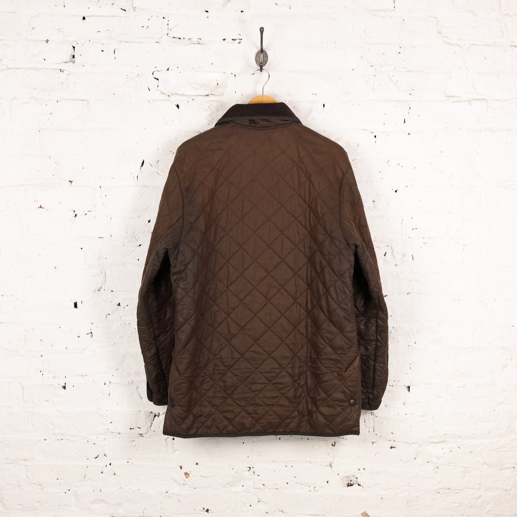 Barbour Duracotton Polar Quilt Jacket - Brown - M