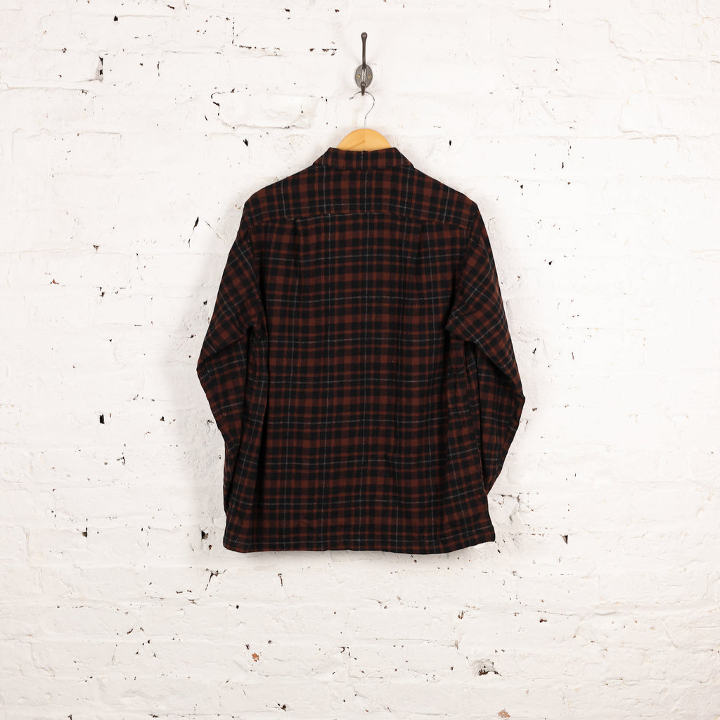 Pendleton Wool Check Shirt - Brown - M