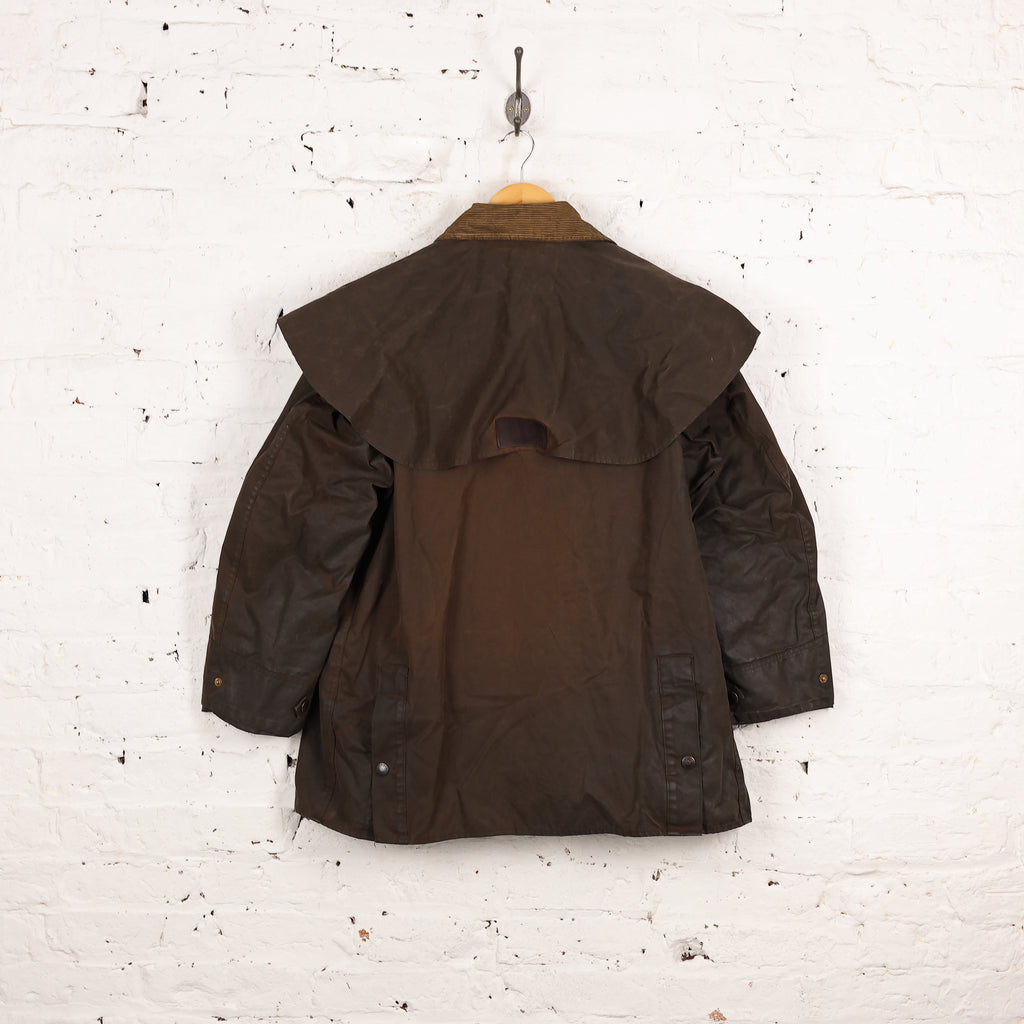 Barbour Backhour Wax Jacket - Brown - XL