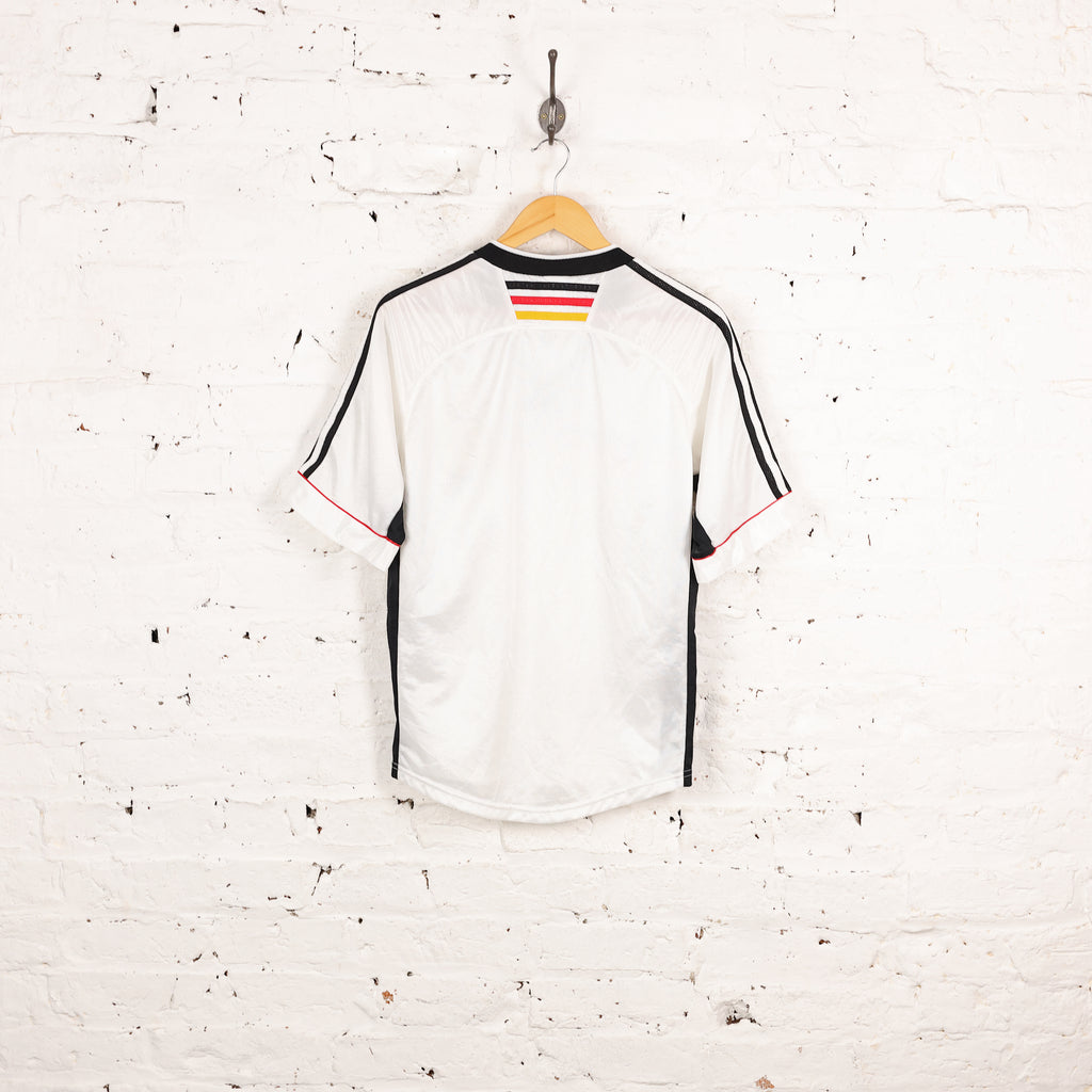 Germany 1998 Adidas Home Football Shirt - White - S