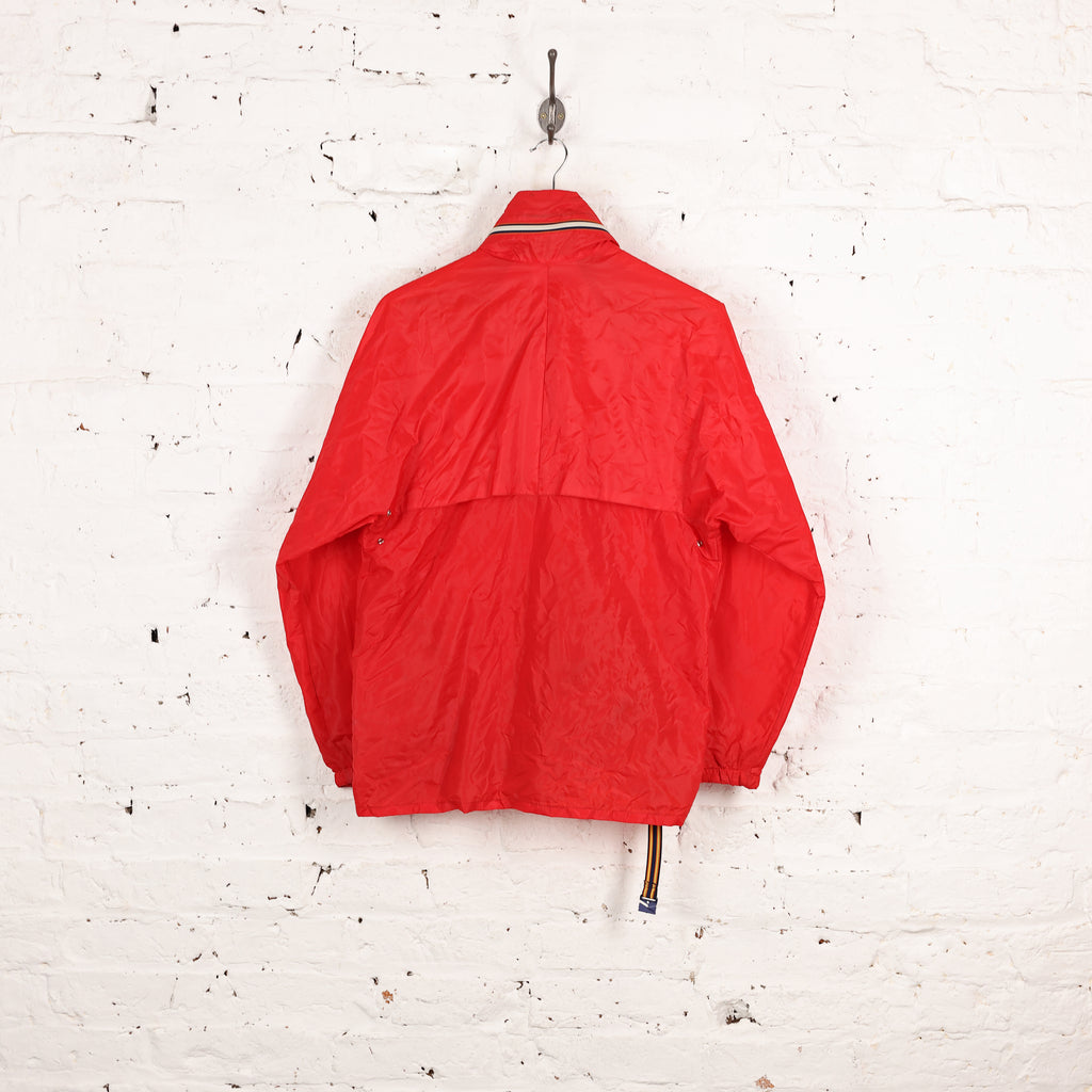 K Way Pac a Mac Cagoule Rain Jacket - Red - S