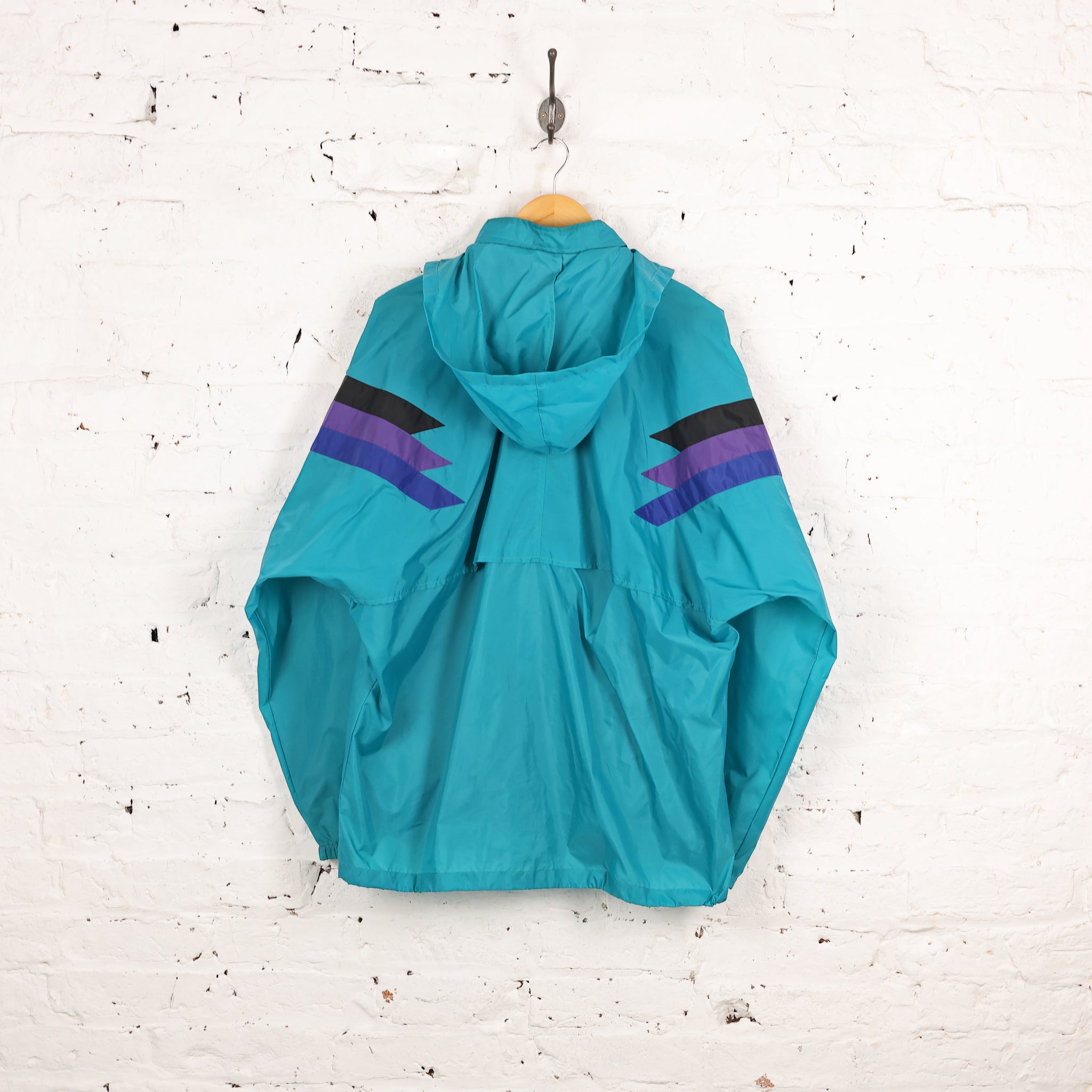 Adidas Cagoule Pac a Mac Rain Jacket - Green - L – Headlock