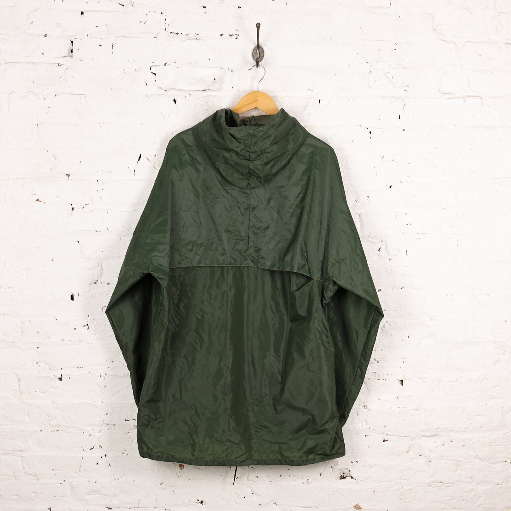 K Way Rain Jacket Cagoule Pac a Mac - Green - XXL