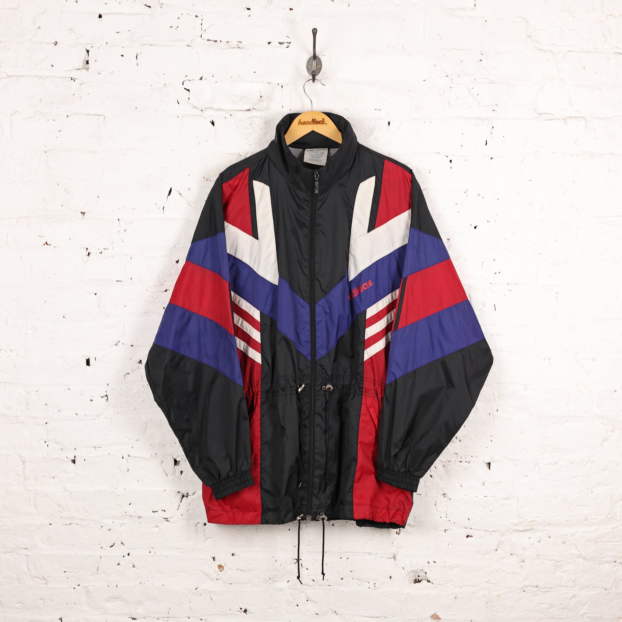 Adidas 90s Cagoule Rain Jacket - Black - XL – Headlock