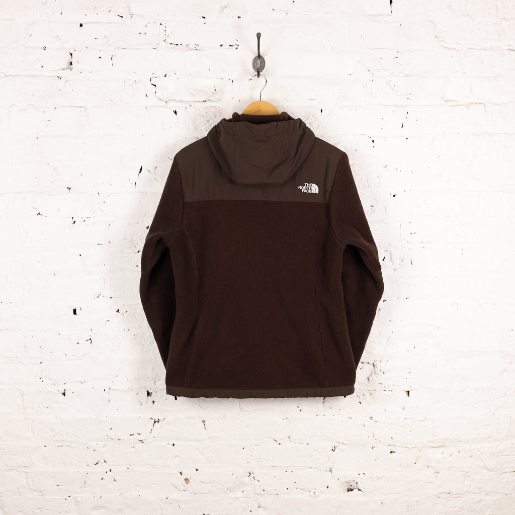 Women's The North Face Hooded Denali Fleece - Brown - Women's L