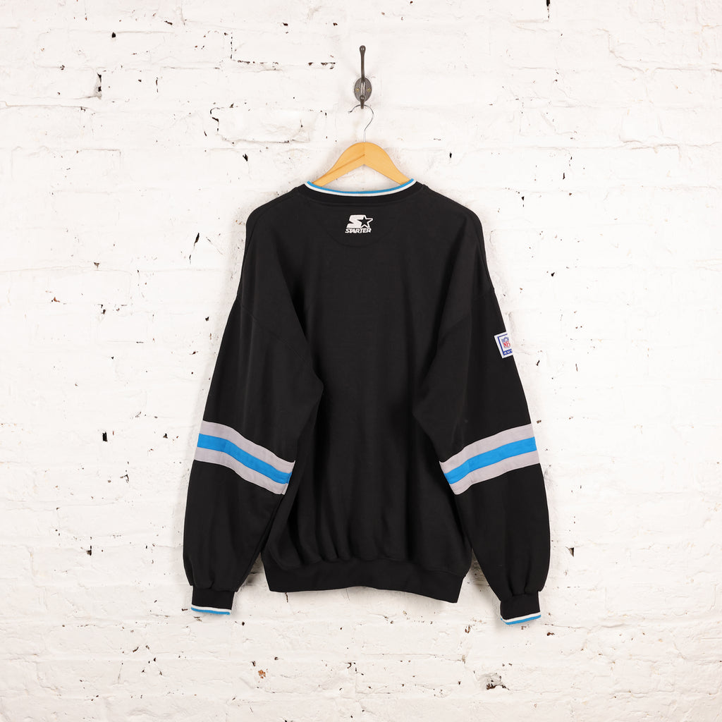 Carolina Panthers NFL Starter Sweatshirt - Black - XL