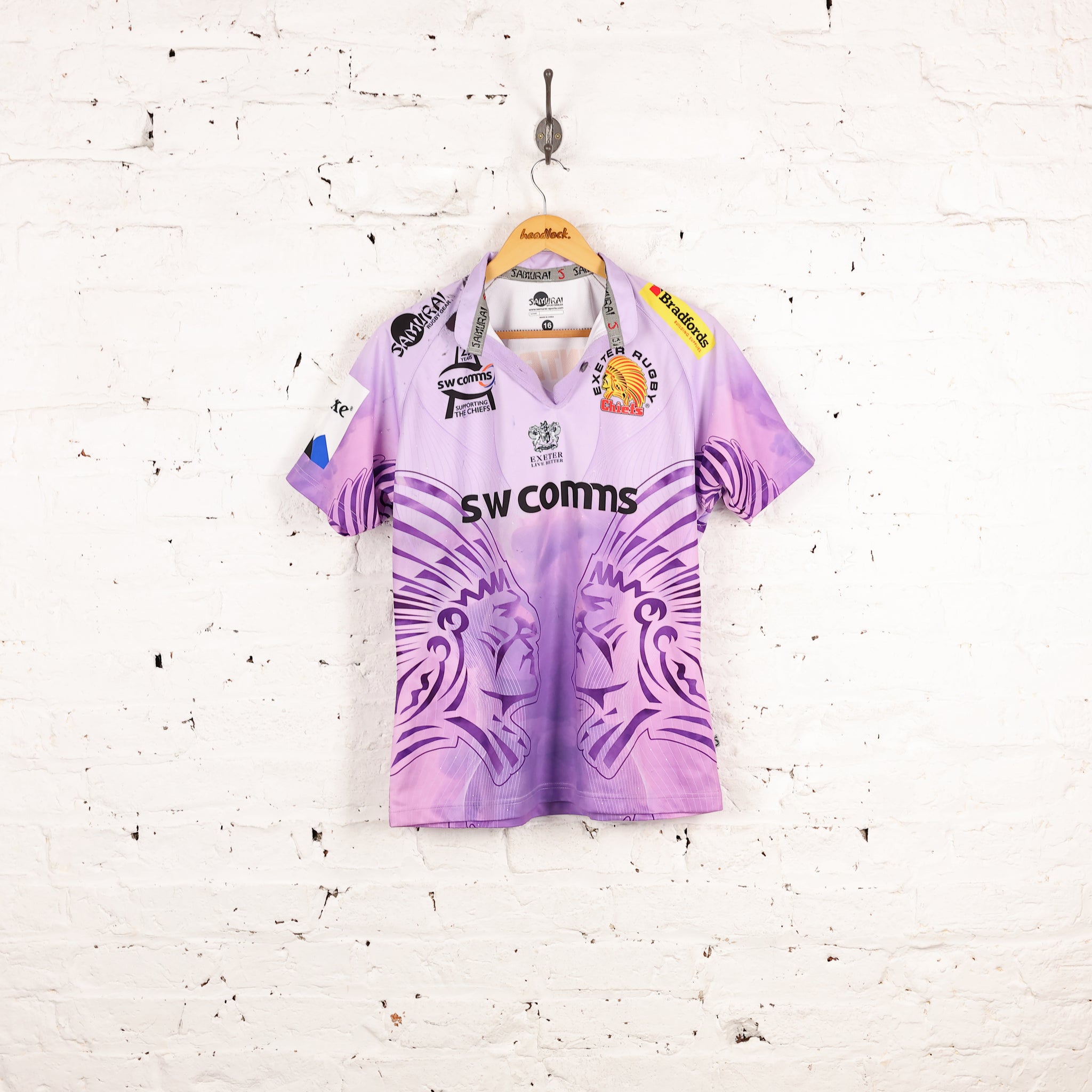 chiefs rugby gear Women's Exeter Chiefs Rugby Shirt - Purple