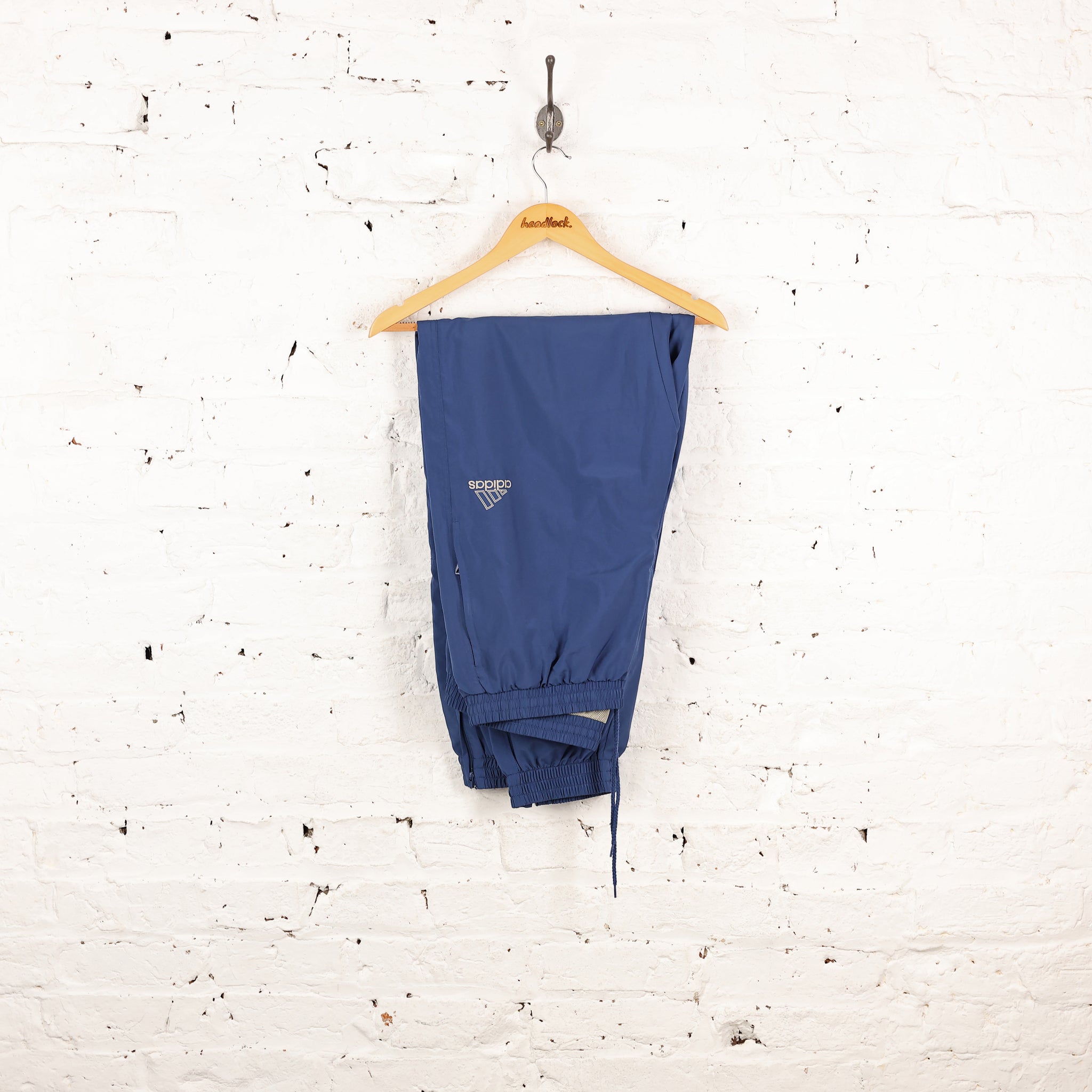 Adidas 90s Full Shell Suit Tracksuit Set - Beige - XL – Headlock