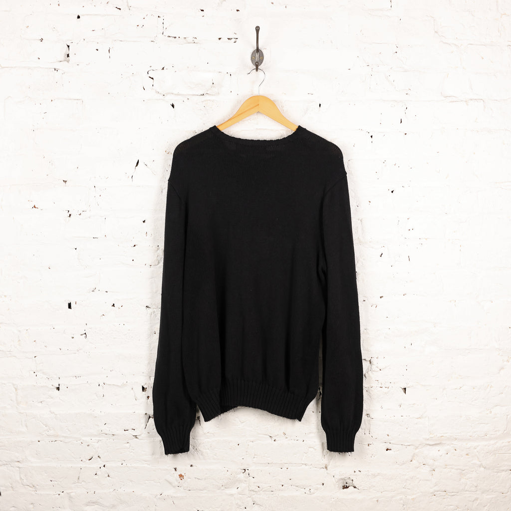 Ralph Lauren Knit Jumper - Black - XL