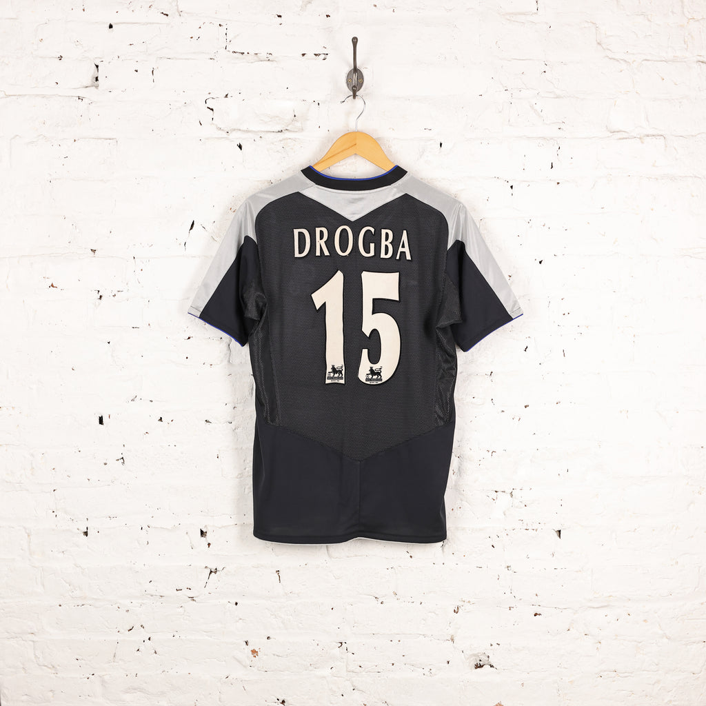 Chelsea 2005 Drogba Third Football Shirt - Black - S