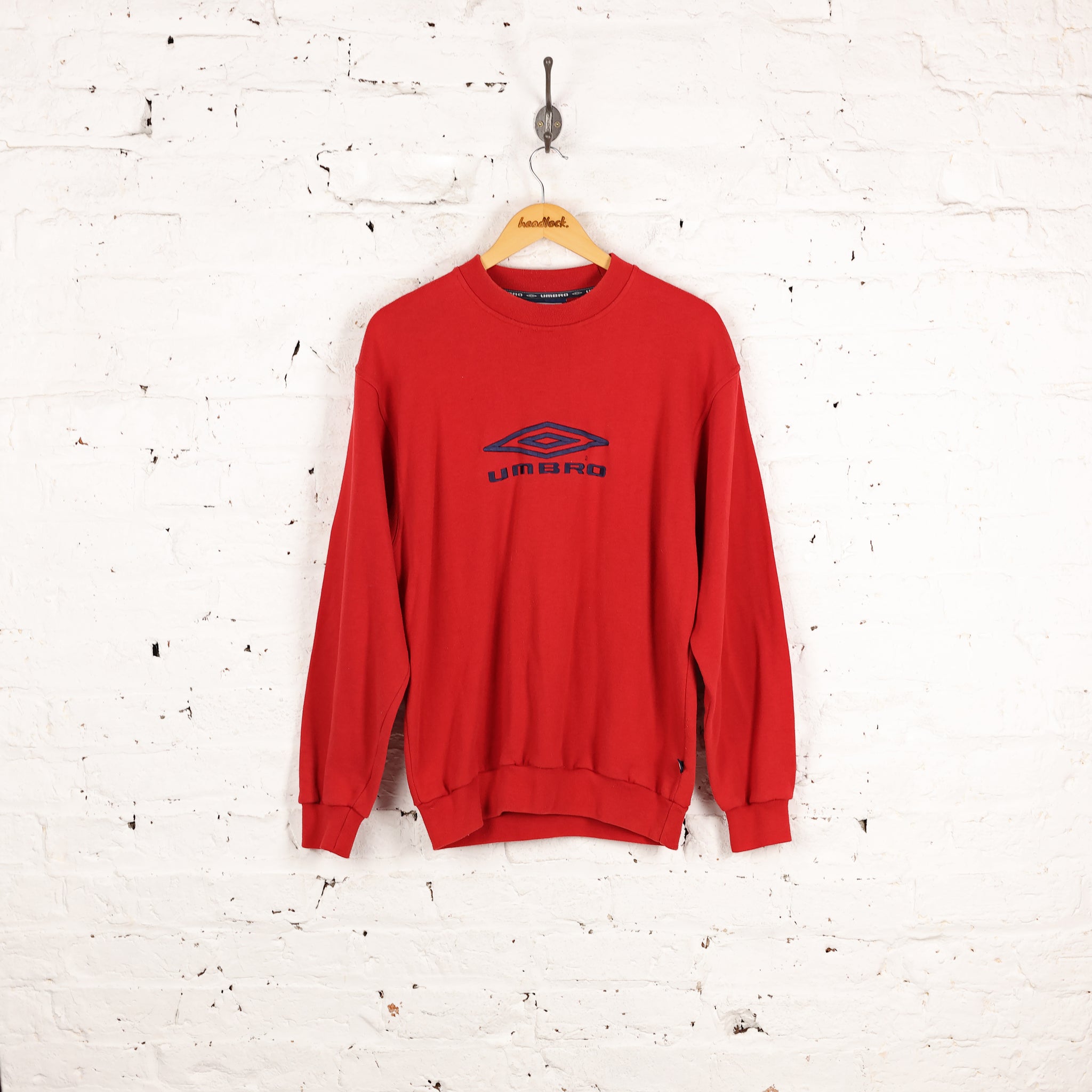 Umbro 90s Sweatshirt - Red - M – Headlock