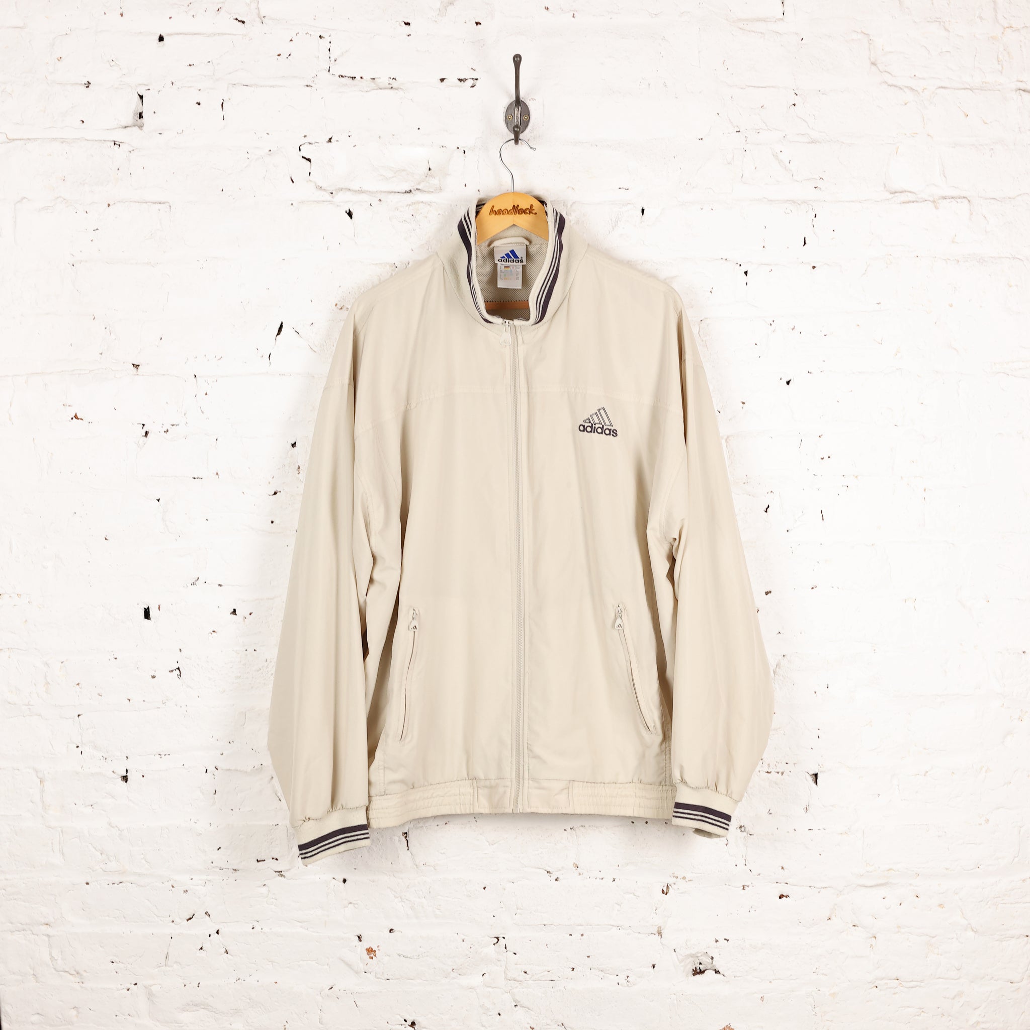 Adidas beige jacket deals