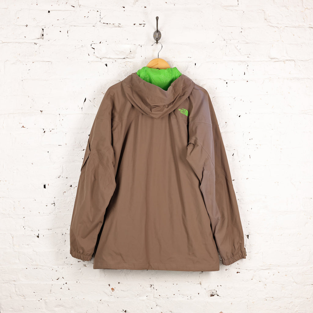 The North Face Rain Jacket - Brown - L