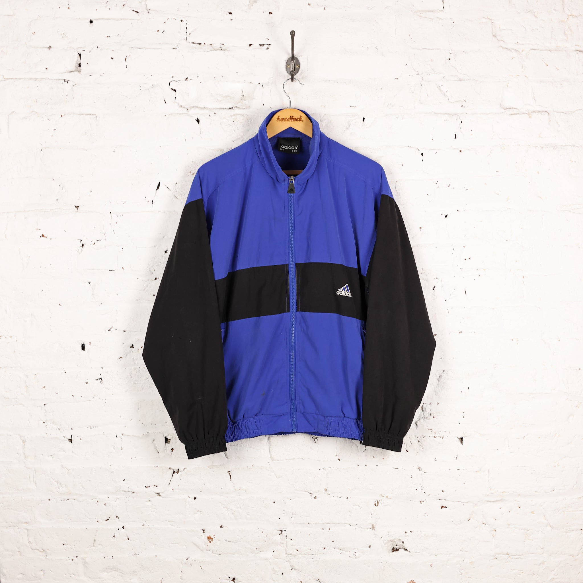 Adidas 90s Tracksuit Top Jacket - Blue - S – Headlock