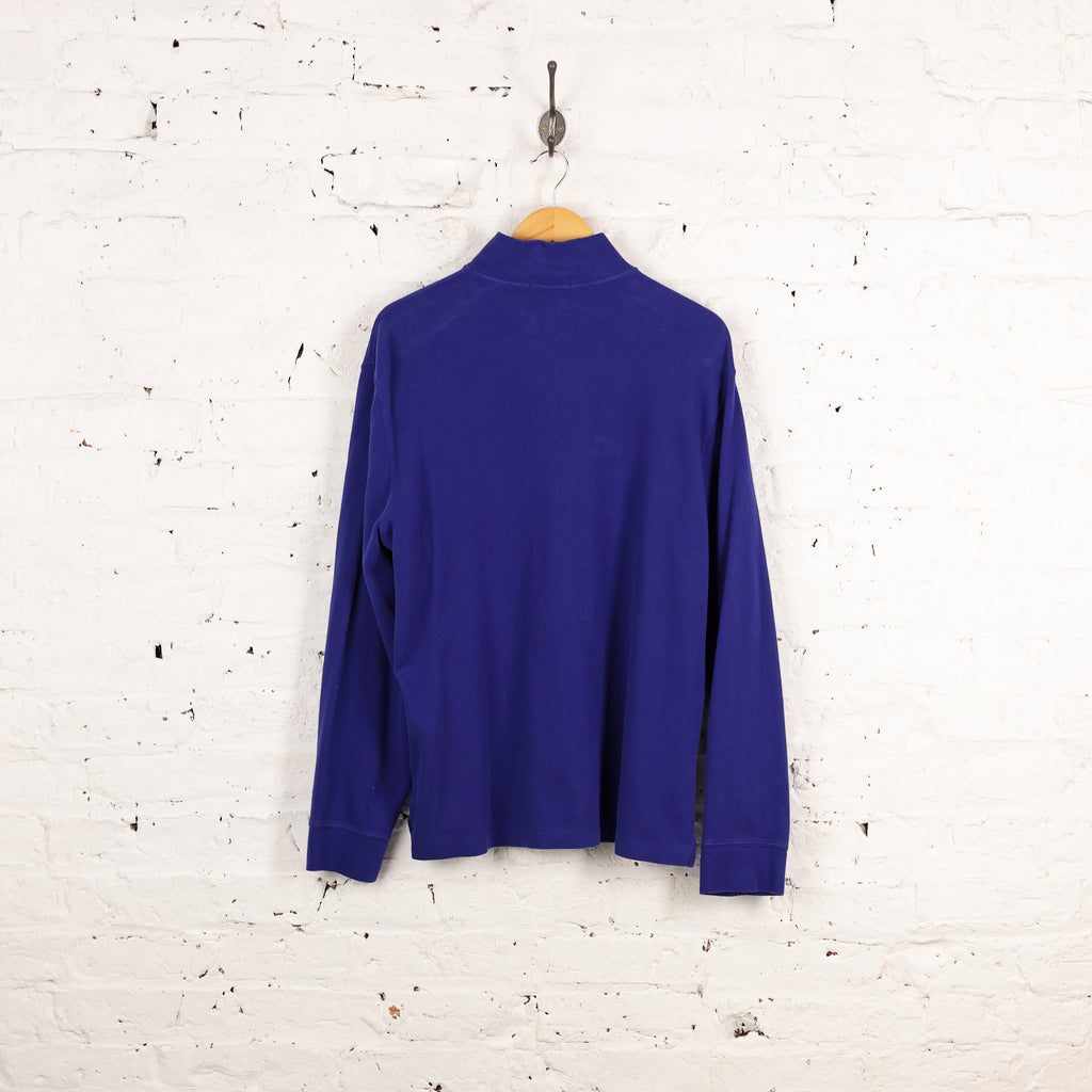 Ralph Lauren 1/4 Zip Sweatshirt - Blue - L