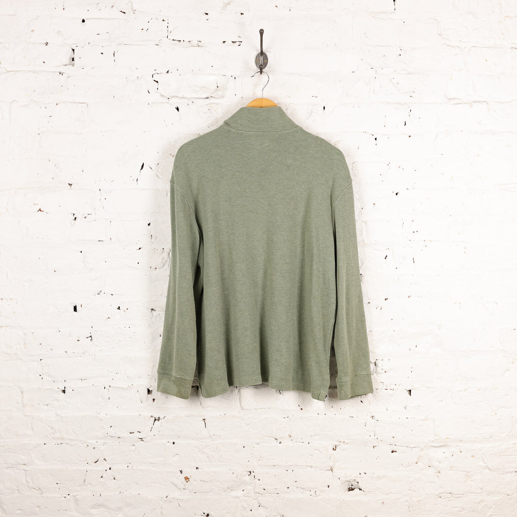 Ralph Lauren 1/4 Zip Sweatshirt - Green - L