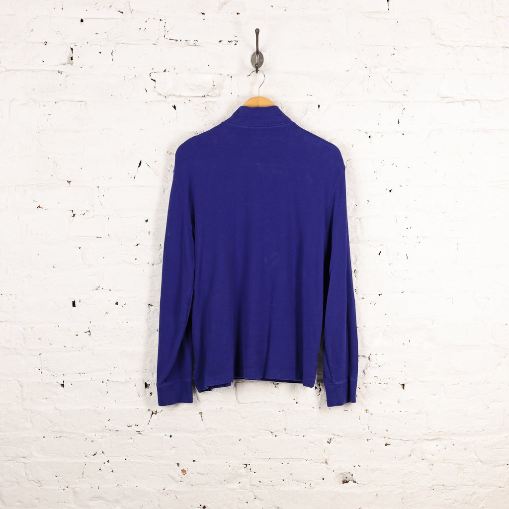 Ralph Lauren 1/4 Zip Sweatshirt - Blue - M