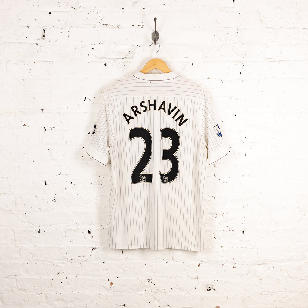 Arsenal 2009 Arshavin Champions League Third Football Shirt - White - XL