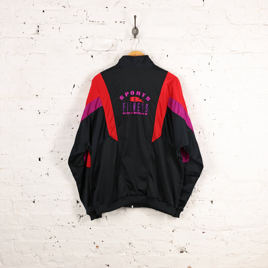 Nike 90s Sport and Fitness Tracksuit Top Jacket - Black - XL