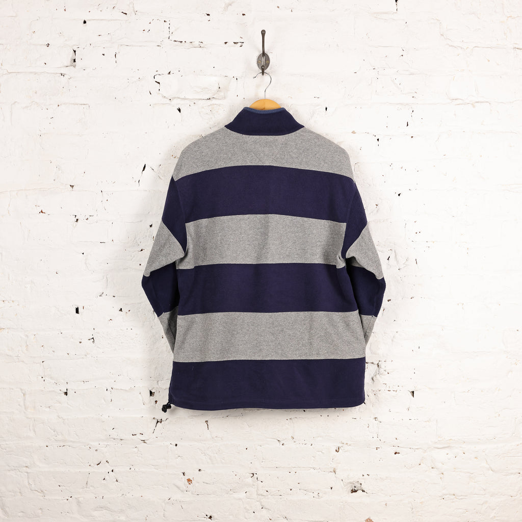 Tommy Hilfiger Striped 1/4 Fleece - Blue - S